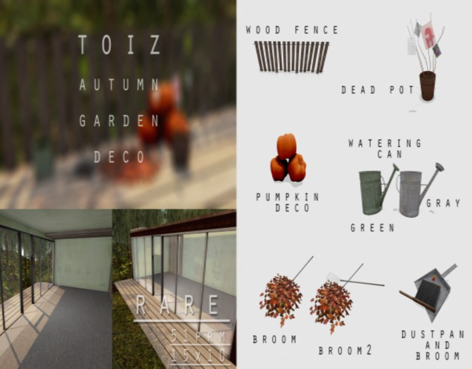 [Toiz] - Autumn Garden Deco