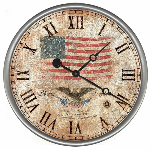 Wall Clock-Patriotic