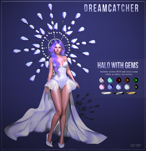 +Dreamcatcher+ Halo with gems