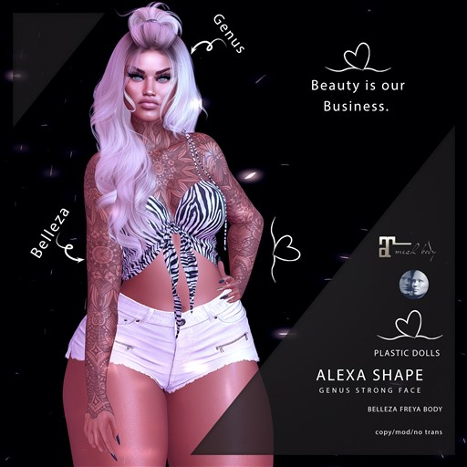 Plastic Dolls - Alexa Shape - Genus Strong