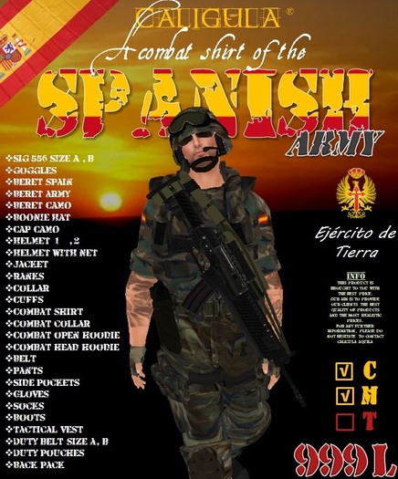SPANISH ARMY FULL PACK