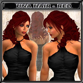 EdelStore woman hair " UNA " red NEW female hair
