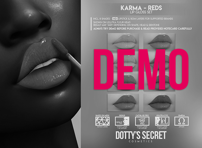 Dotty's Secret - Karma - Lip Gloss Set [DEMO]