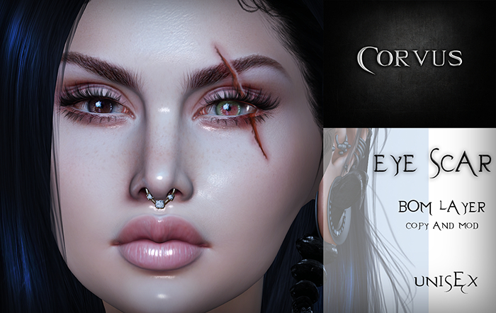 Corvus : Eye Scar Unisex BOM