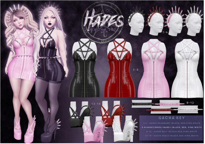 Violent Seduction - Hades Dress (Black) (RARE)