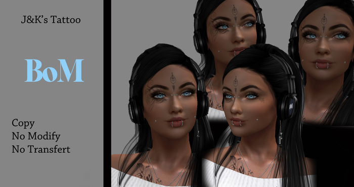 tattoo head flora bom