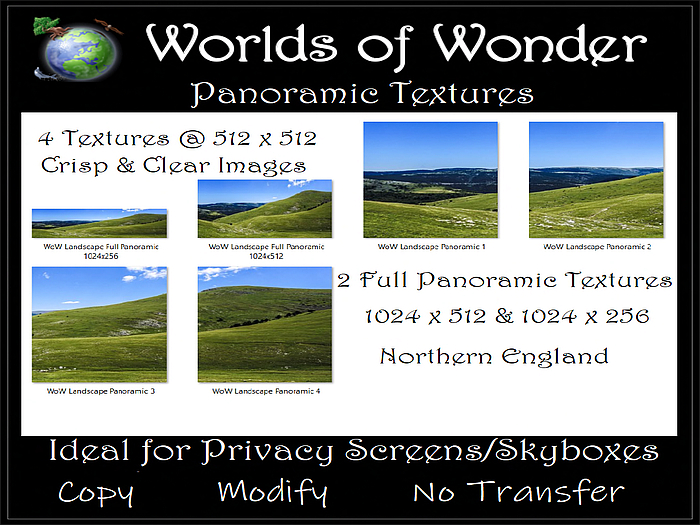 WoWScapes 6 Panoramic Landscape Textures 