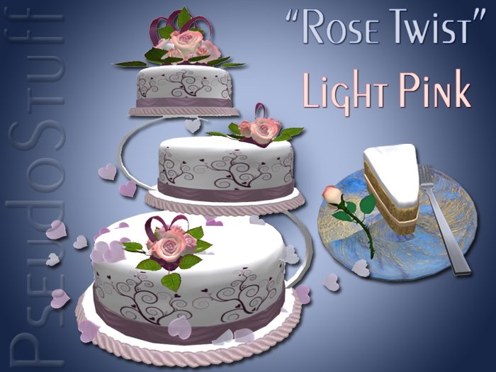 CAKE -RoseTwist-  Light Pink
