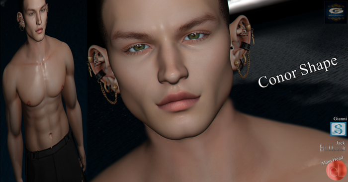 ::G.B-Conor Shape-Lelutka Alain Head::