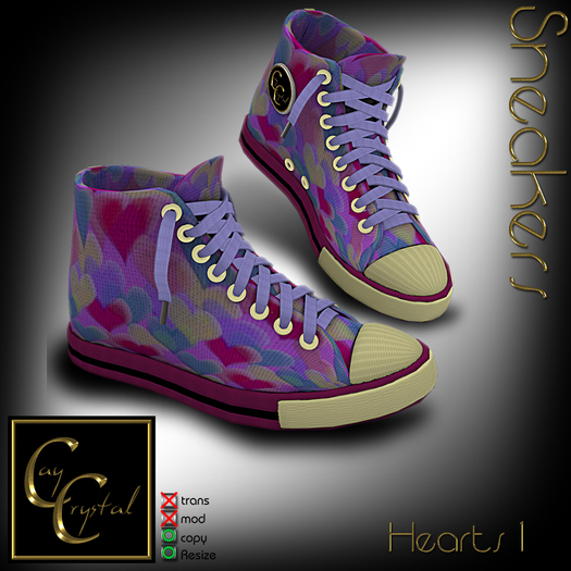 CC Design - Sneakers Hearts 1