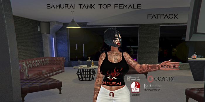 Samurai Tank Top Female Fatpack