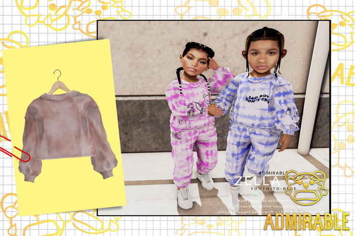 Admirable- Zella Set Sweater (Rose)