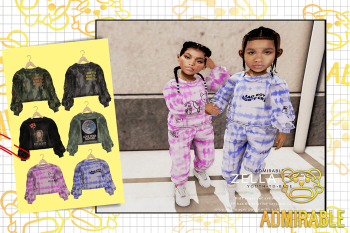 Admirable- Zella Set Joggers (Fatpack)