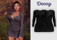 Decoy - Janet Dress: Knit Black - Maitreya Lara, Belleza Freya, Meshbody Legacy