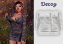 Decoy - Janet Dress: Knit White - Maitreya Lara, Belleza Freya, Meshbody Legacy