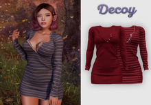 Decoy - Janet Dress: Knit Red - Maitreya Lara, Belleza Freya, Meshbody Legacy