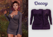 Decoy - Janet Dress: Knit Plum - Maitreya Lara, Belleza Freya, Meshbody Legacy