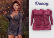 Decoy - Janet Dress: Knit Pink - Maitreya Lara, Belleza Freya, Meshbody Legacy