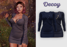 Decoy - Janet Dress: Knit Navy - Maitreya Lara, Belleza Freya, Meshbody Legacy