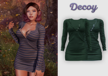 Decoy - Janet Dress: Knit Forest - Maitreya Lara, Belleza Freya, Meshbody Legacy