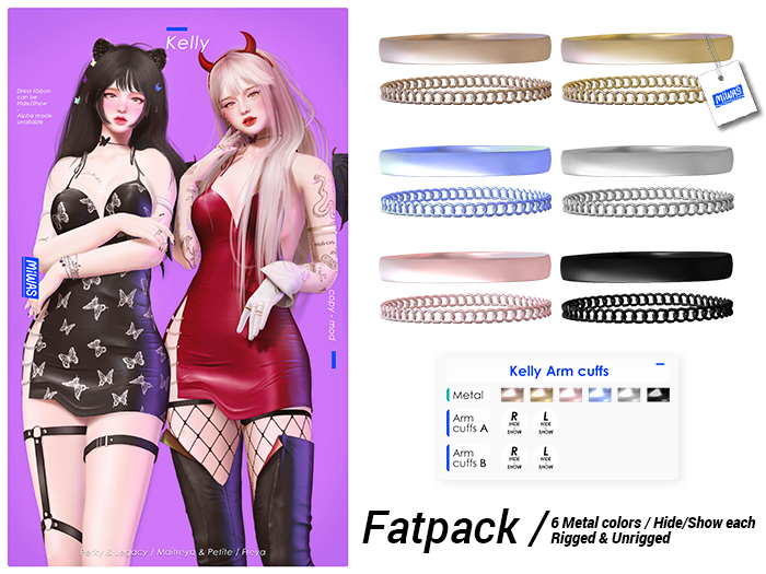 MIWAS / Kelly Arm cuffs #FATPACK