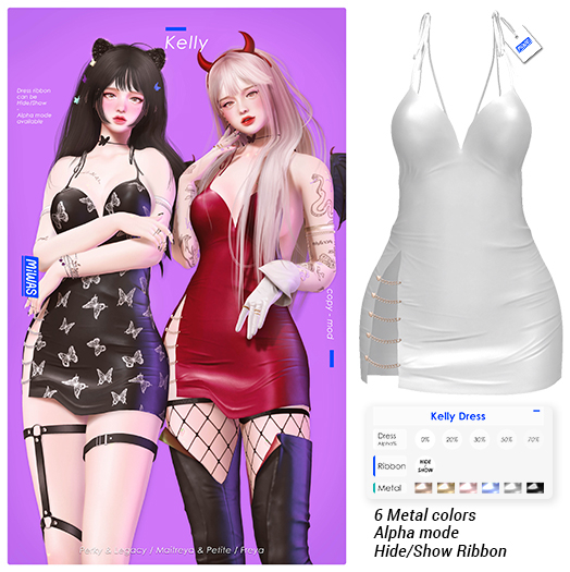 MIWAS / Kelly Dress #White