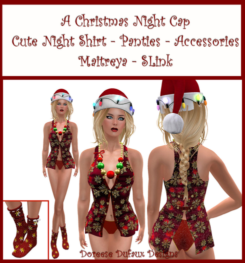 CHRISTMAS NIGHT SHIRT - MAITREYA SLINK