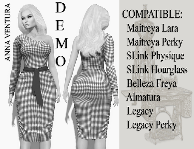 Anna.V _Midi Dress_ Francine_DEMO