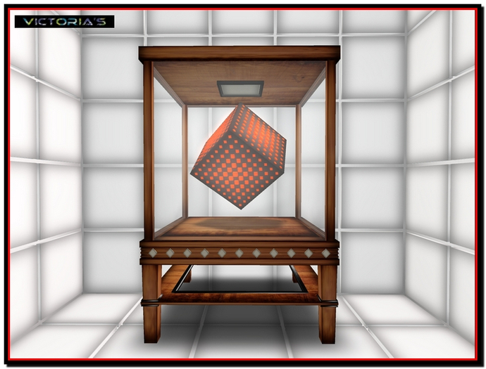 Victoria's - Decorative Wood Display Case 