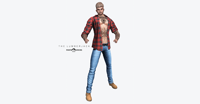 "PhotoLovers" Poses - The lumberjack - male single pose