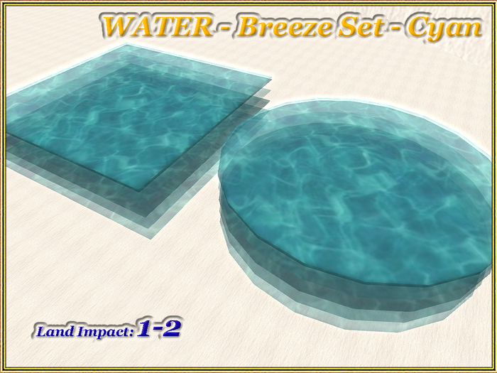 WATER - Breeze Set - Cyan (1-2 LI) (Full perm)