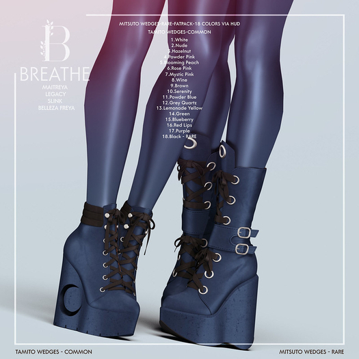 [BREATHE]-Tamito Wedges-Green-M.LARA