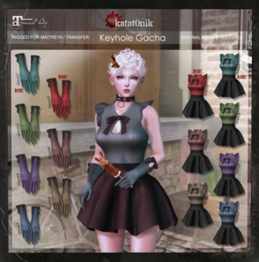 *katat0nik* (Dress3 / Maitreya) Keyhole Gacha