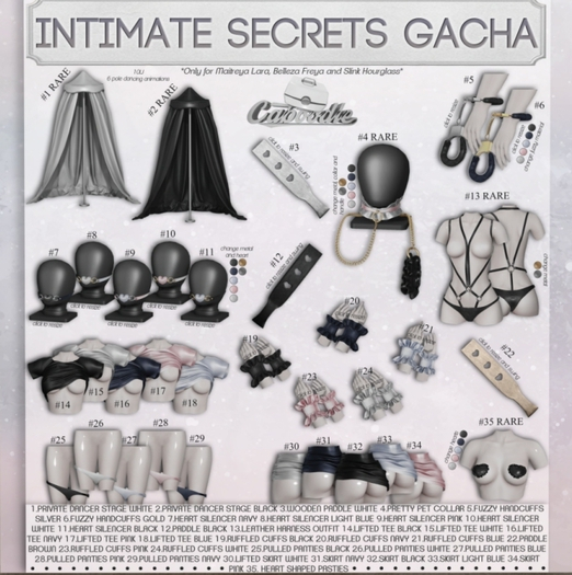 Caboodle - Ruffled Cuffs - Light Blue