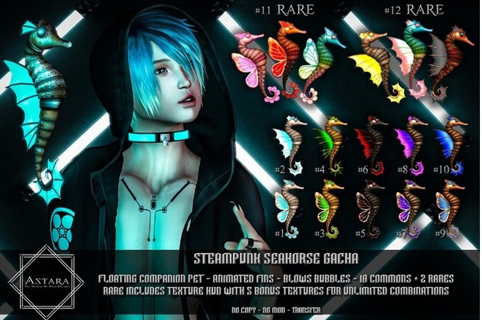 Astara - #10 Steampunk Seahorse Gacha (Rezz Me)