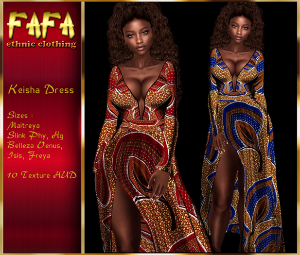 {FAFA}Keisha Dress (unpack)