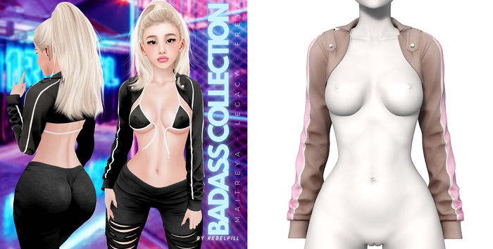 Rebelpill - BadAss Collection Jacket Nude