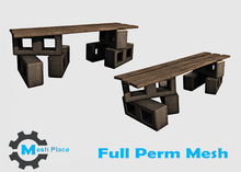 Mesh Place - Makeshift Bench - Full Perm Mesh