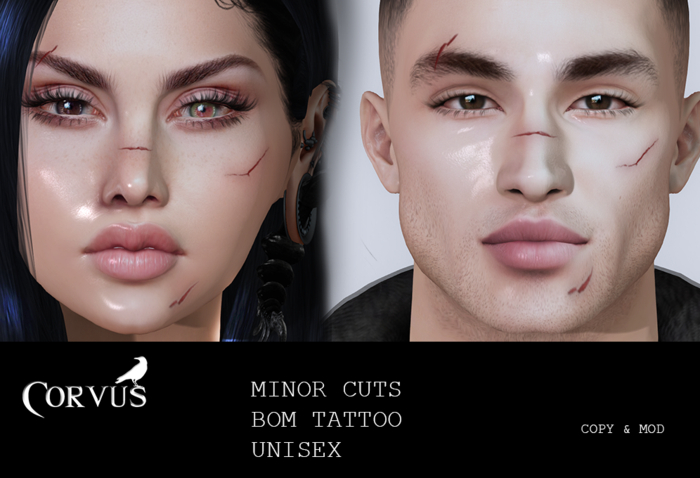 Corvus : Minor Cuts Bom Unisex