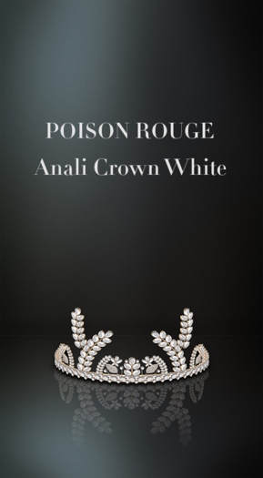 POISON ROUGE Anali Crown White