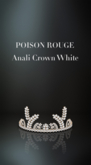 POISON ROUGE Anali Crown White