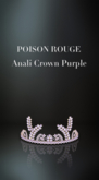 POISON ROUGE Anali Crown Purple