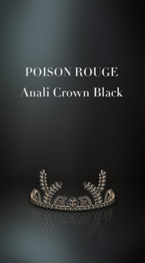 POISON ROUGE Anali Crown Black