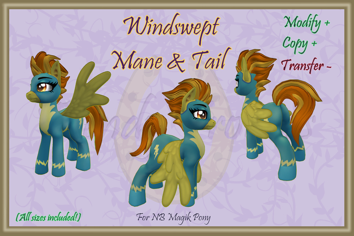 {TT} Windswept Mane & Tail