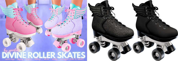 Spoiled - Divine Roller Skates Onyx