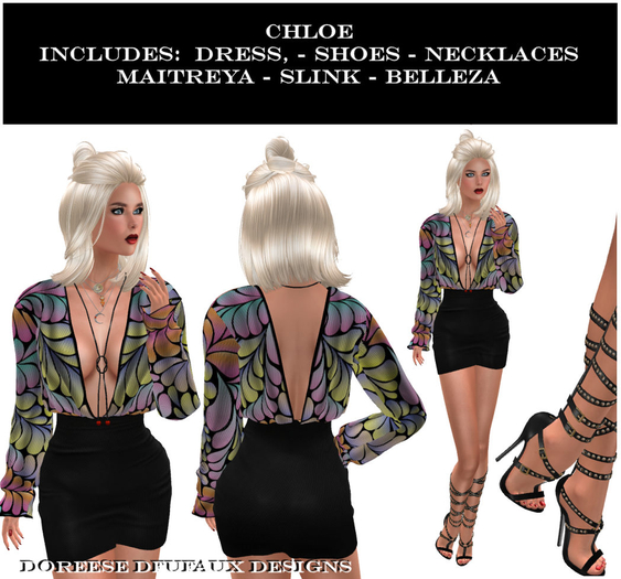 CHOLE DRESS - HIPPY SWIRLS - MAITREYA SLINK BELLEZA