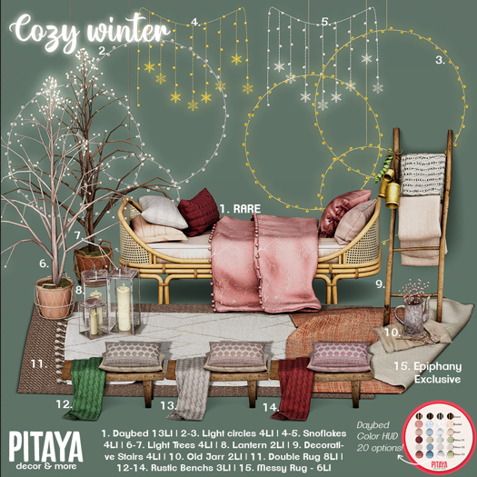 Pitaya - Cozy Winter - Light Tree dark