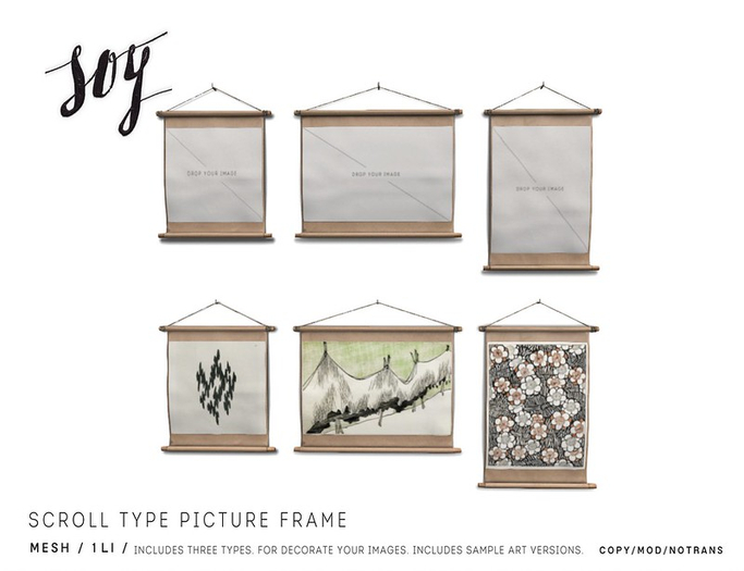 Soy. Scroll Type Picture Frame [addme]