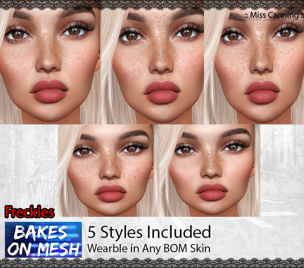 :: Miss Canning :: [ Bakes On Mesh ] Freckles