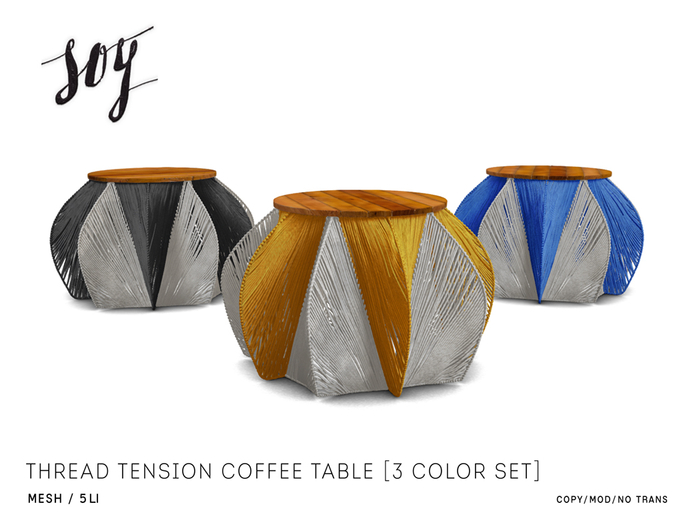 Soy. Thread tension Coffee Table [addme]